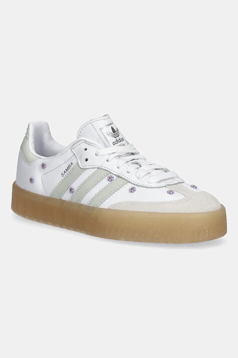 adidas Originals sneakersy skórzane Sambae W damskie kolor biały JS3954