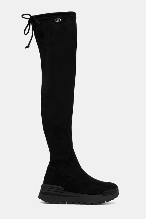 Liu Jo kozaki AMAZING 06 damskie kolor czarny na platformie BF5053TX02822222