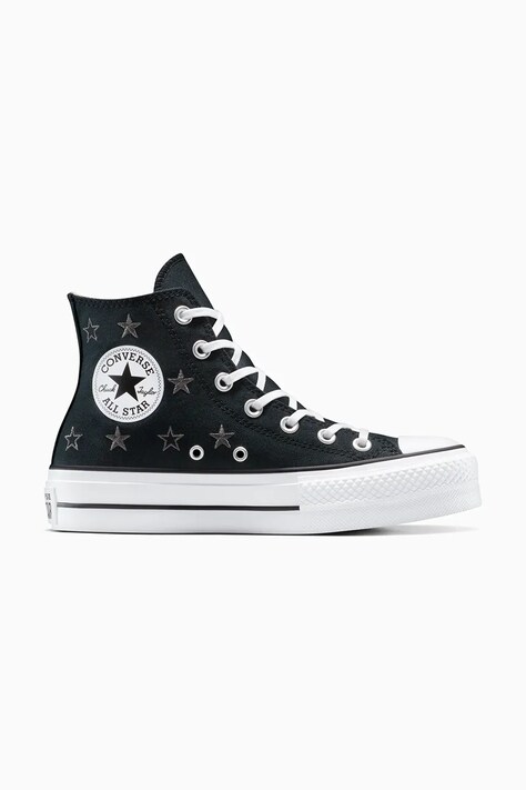 Converse scarpe da ginnastica Chuck Taylor All Star Lift colore nero A15537C