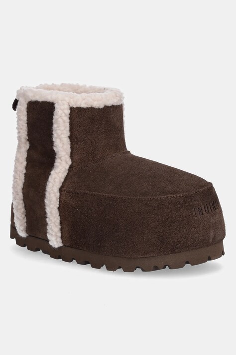 Inuikii śniegowce zamszowe Chunky Boot kolor brązowy 1002.005.0021.150