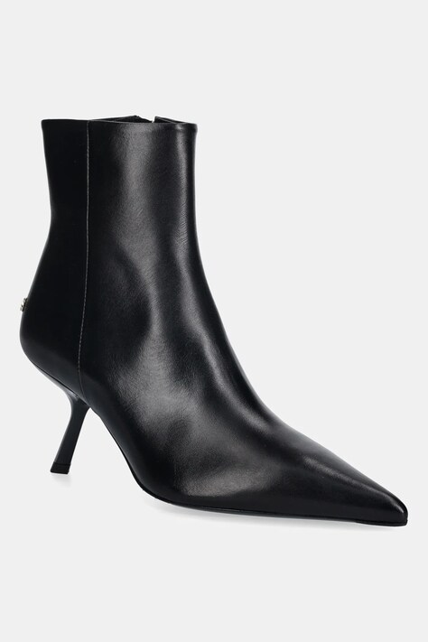 Кожени боти Anine Bing hilda в черно с тънък ток A.14.11317