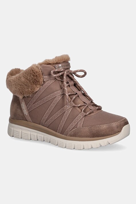 Skechers śniegowce GRACEFUL - COZY STROLLS kolor brązowy 168100