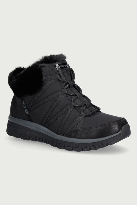 Skechers GRACEFUL - COZY STROLLS śniegowce damskie czarne 168100