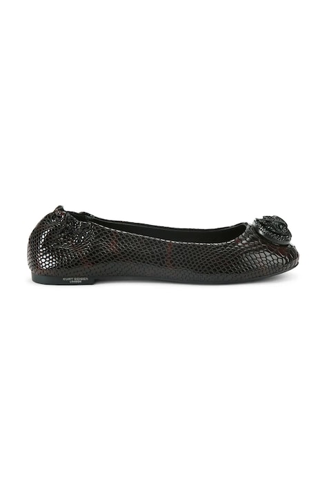Кожаные балетки Kurt Geiger London Chelsea Ballerina цвет чёрный  5000603719