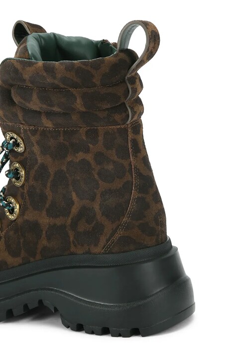 Замшеві черевики Kurt Geiger London Kensington Hiker — AW25-OBD32P, коричневий — фото 4