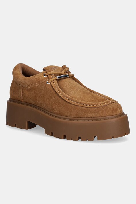 Σουέτ κλειστά παπούτσια Steve Madden Offsetter χρώμα: καφέ, 11004779
