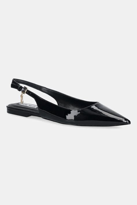 Steve Madden baleriny Odalis kolor czarny z odkrytą piętą 11004933