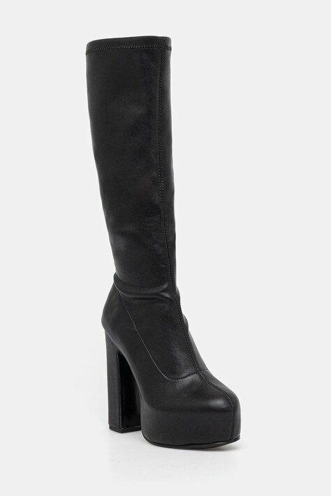 Elegantni škornji Steve Madden Tantalizer ženski, črna barva, 11004820