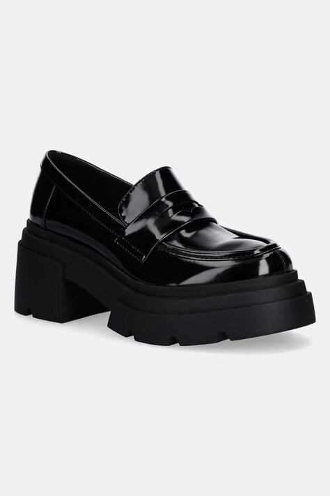 Steve Madden mokasyny Turnout damskie kolor czarny na platformie 11004801