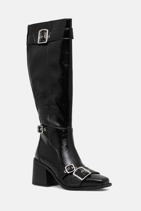 Kozačky Steve Madden Z-Town dámské, černá barva, na podpatku, 11004810