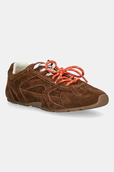 Nokwol sneakersy zamszowe Atlas Tan Suede damskie kolor brązowy Atlas Tan Suede