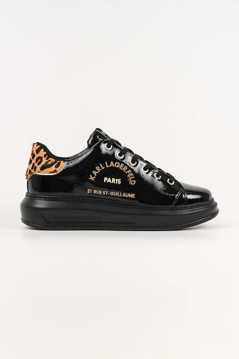 Karl Lagerfeld sneakers din piele KAPRI culoarea negru, KL62539J