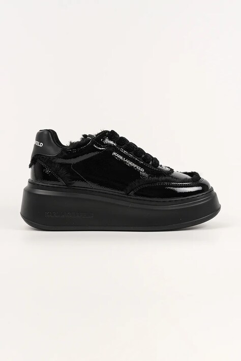 Karl Lagerfeld sneakersy skórzane ANAKAPRI U damskie kolor czarny KL63509