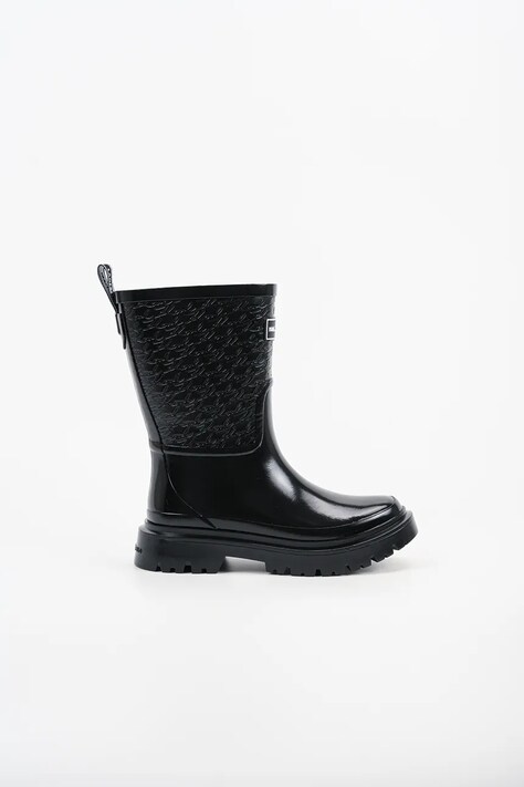 Karl Lagerfeld kalosze K/TORRENT damskie kolor czarny KL47170