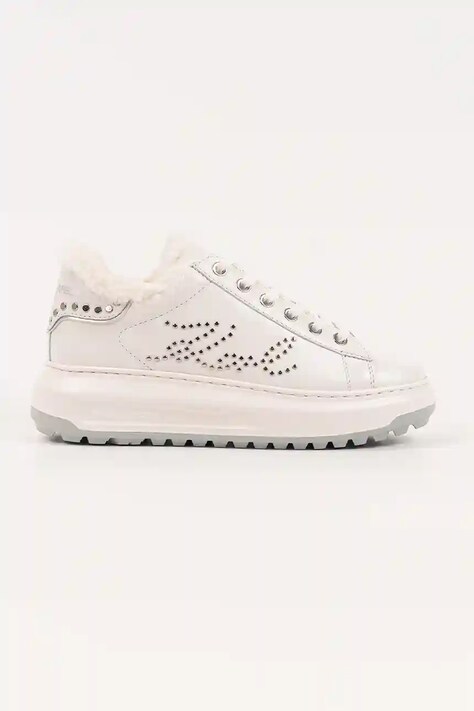 Karl Lagerfeld sneakersy skórzane KAPRI LUG damskie kolor biały KL67511