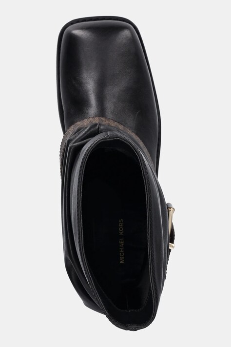 Шкіряні черевики MICHAEL Michael Kors Colby — AW25-OBD39P, чорний — фото 4