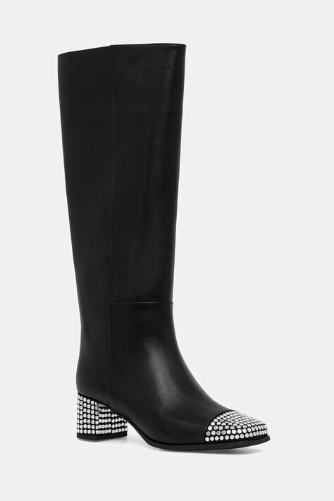MICHAEL Michael Kors kozaki skórzane Matilda damskie kolor czarny na słupku 40F5MTMB7L.001