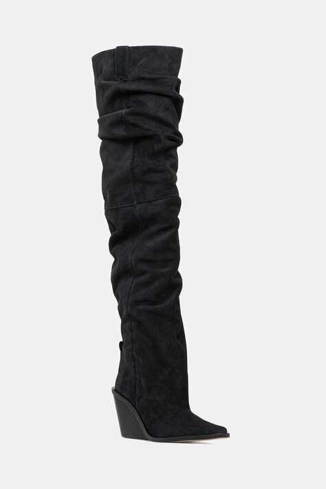 MICHAEL Michael Kors stivali in pelle scamosciata Noemie donna colore nero  40F5NOMB1S.001