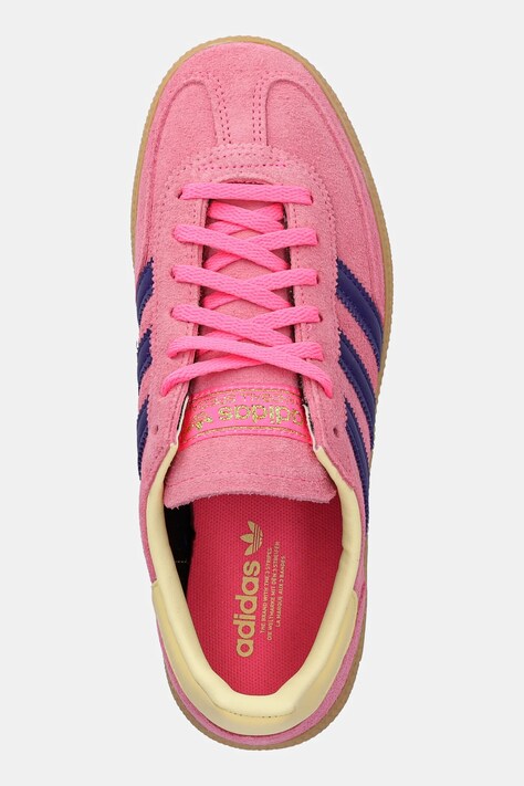 Замшеві кросівки adidas Originals Handball Spezial — AW25-OBD3EK, рожевий — фото 4