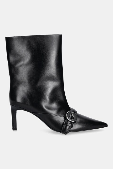 Шкіряні черевики Coperni Ankle Heeled Belt Boots — фото 2