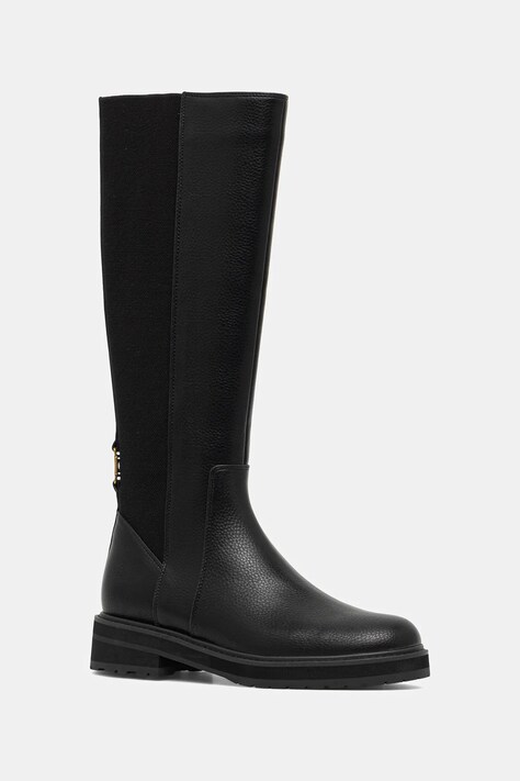 Twinset cizme culoarea negru, cu toc plat, 252TGT120