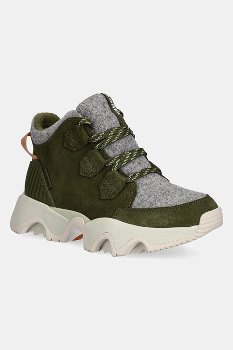 Sorel śniegowce KINETIC IMPACT CARIBOU PLUS WP kolor zielony 2099121355