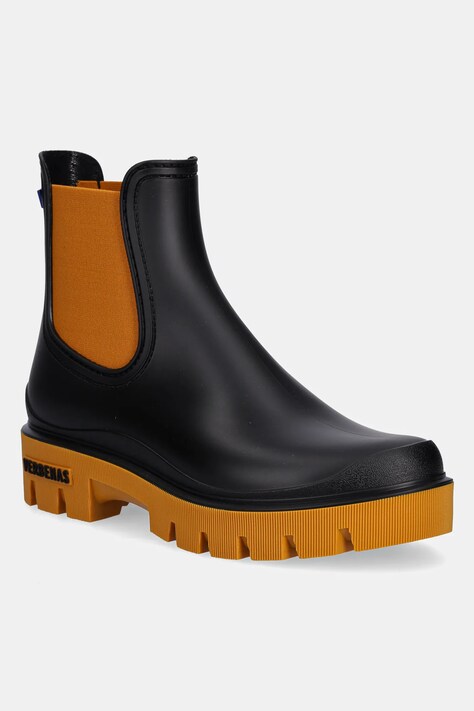 Verbenas kalosze GAUDI MATE NEGRO OCRE damskie kolor czarny 5760020434