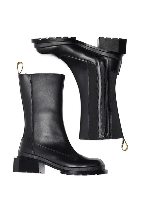 Шкіряні черевики Dr. Martens Maybole Hi — AW25-OBD3M9, чорний — фото 6