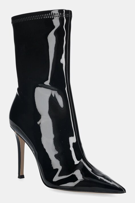 Gležnarji Steve Madden Easy St. ženski, črna barva, 11004817