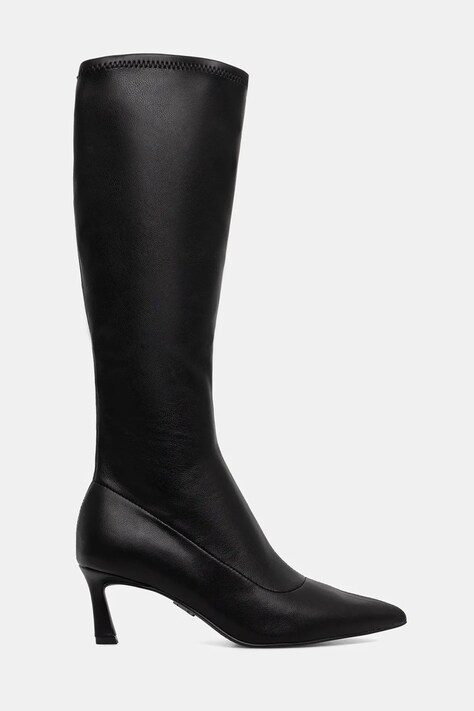 Steve Madden kozaki Leisured damskie kolor czarny na szpilce 11003500