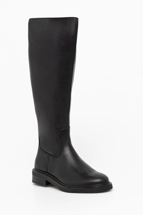 Usnjeni elegantni škornji Steve Madden Neva črna barva, 11004756