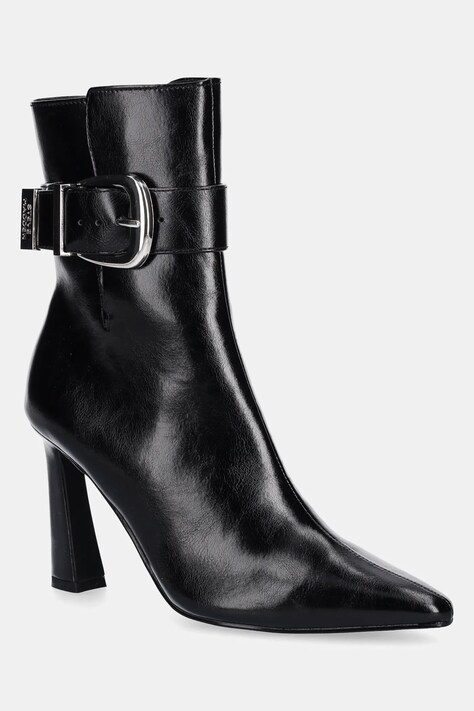 Steve Madden botki Stashed damskie kolor czarny na słupku 11004780