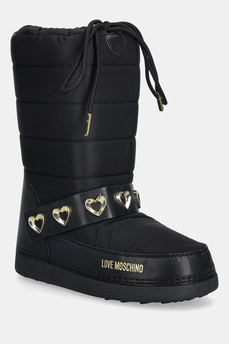 Love Moschino śniegowce kolor czarny JA24192G0NISD00B