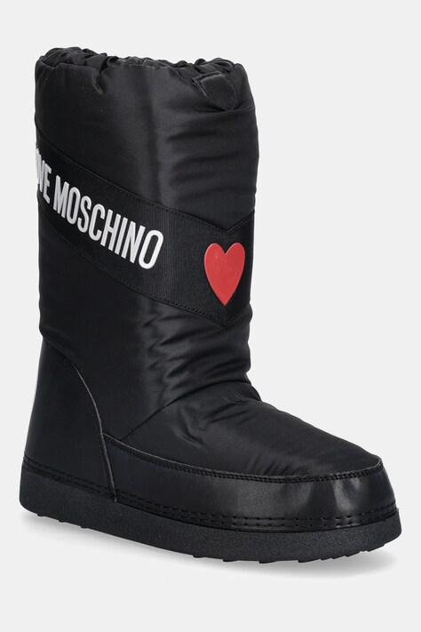 Love Moschino śniegowce kolor czarny JA24032G0NISA000