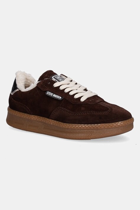 Steve Madden sneakersy zamszowe Euphoria damskie kolor brązowy 11003591