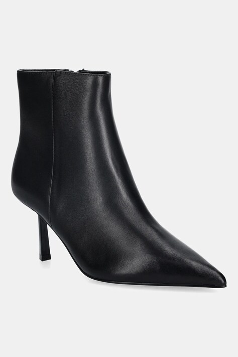 Steve Madden botki skórzane Sabine damskie kolor czarny na szpilce 11003279