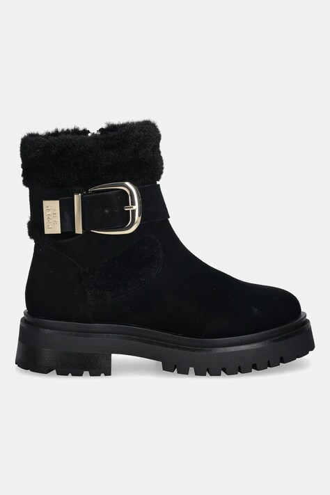 Дитячі замшеві черевики Steve Madden Lodge — AW25-OBD3UZ, чорний — фото 2