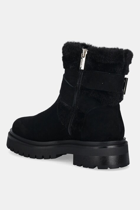 Дитячі замшеві черевики Steve Madden Lodge — AW25-OBD3UZ, чорний — фото 3