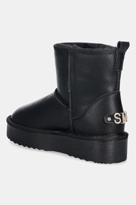 Шкіряні черевики Steve Madden Tessah — AW25-OBD3WT, чорний — фото 3
