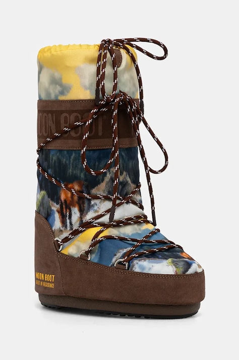 Moon Boot śniegowce MB X GIR ICON POSTCARD kolor brązowy 80D1403090-M062