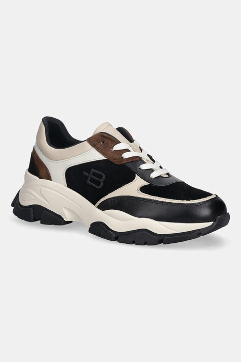 Baldinini sneakersy skórzane damskie kolor czarny D6B832T1VICA