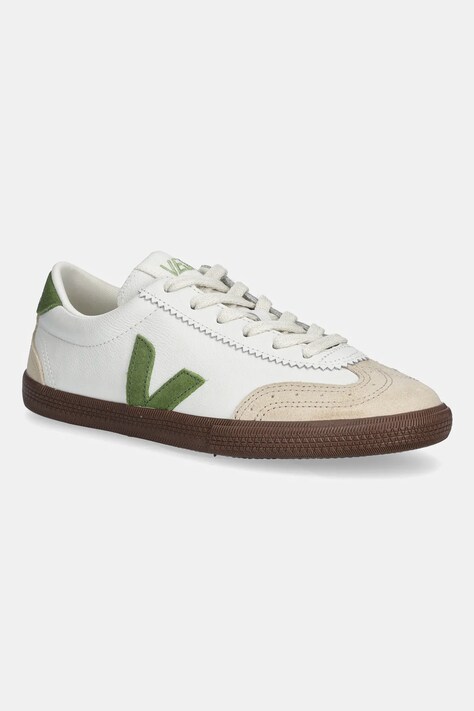 Veja sneakersy skórzane Volley damskie kolor biały VO2020875A
