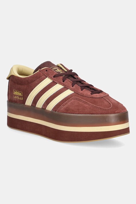 adidas Originals sneakersy Gazelle Stack W damskie kolor brązowy JS3928