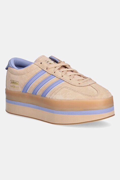 adidas Originals sneakersy Gazelle Stack W damskie kolor beżowy JS3927