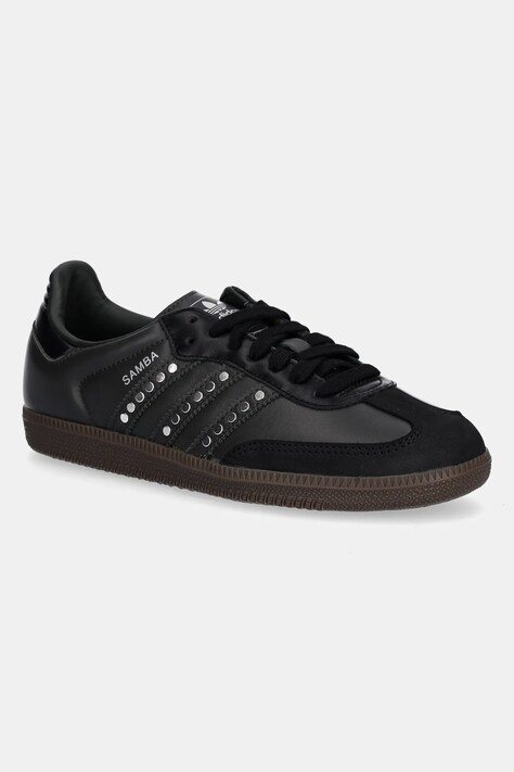 adidas Originals sneakersy skórzane Samba OG W kolor zielony JR8869
