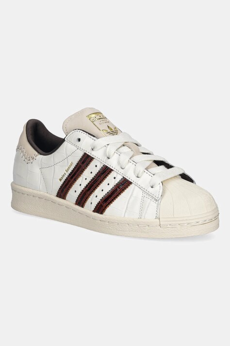 Kožené tenisky adidas Originals Wb Superstar béžová farba, KH8797