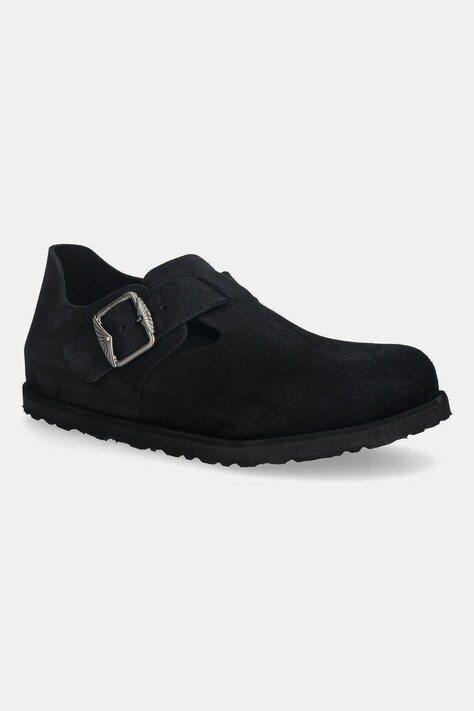 Σουέτ κλειστά παπούτσια Birkenstock 1774 London Art Deco LEVE χρώμα: μαύρο, 1031960