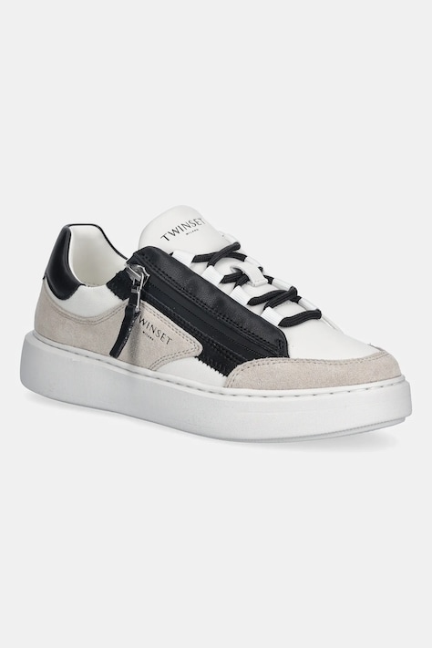 Twinset sneakersy kolor beżowy 252TGT018