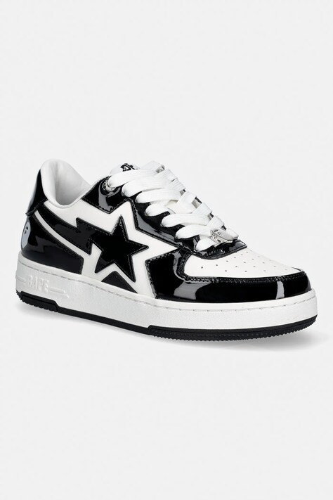 A Bathing Ape sneakersy skórzane BAPE STA ICON #1 damskie kolor czarny 001FWL802305L