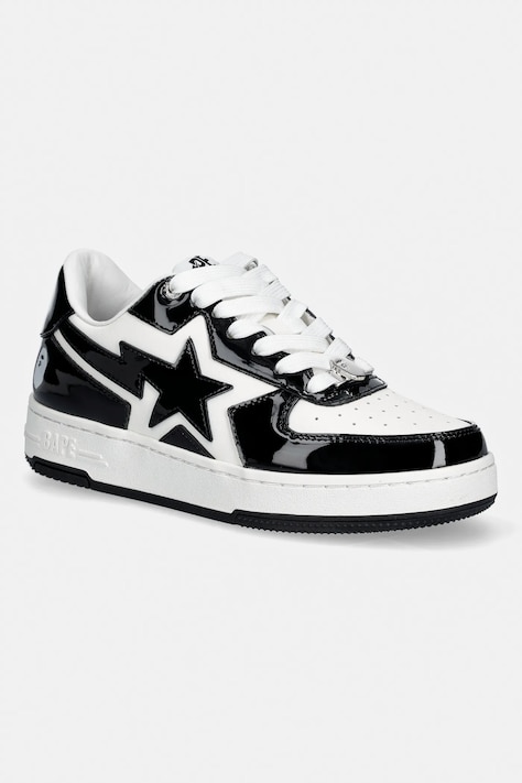 A Bathing Ape sneakersy skórzane BAPE STA ICON #1 damskie kolor czarny 001FWL802305L